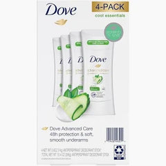 Advanced Care Cool Essentials Antiperspirant Deodorant 4 Pack 74 g Each