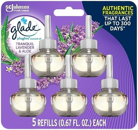 Glade Tranquil Lavender & Aloe 8 Refills 158.5ml