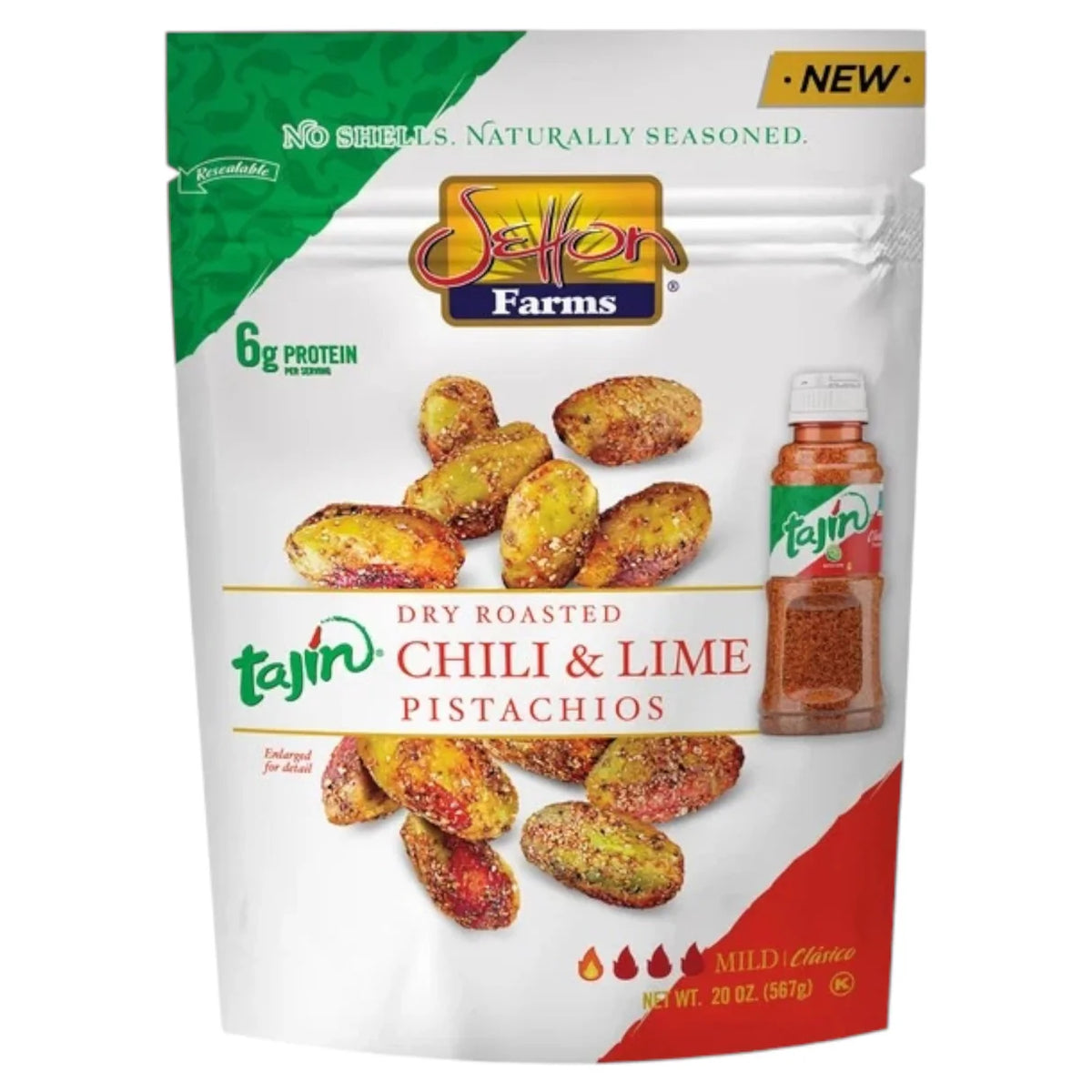 Dry Roasted Chilli and Lime Pistachios 576g
