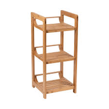 3-Tier Shelf Bamboo Tower 70.5*30.5*70.5cm