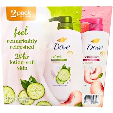 Refresh & Rebalance 2 Pack Body Wash (907mL Each)
