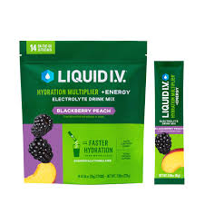 Hydration Multiplier Electrolyte Drink mix 26pk Blackberry Peach