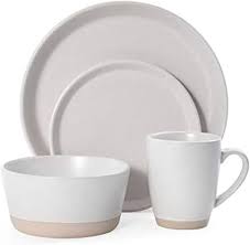 Hudson 16pc Dinnerware Set Round Cream Remailer ITM: 5267236