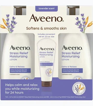Stress Relief Moisturing Lotion Lavender Scent 2Pack 532ml Each