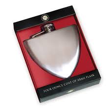 Four Ounce Coat Of Arms Flask