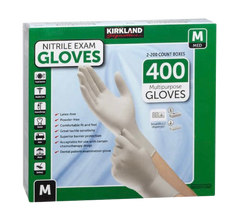 Nitrile Exam Gloves 400 Count M