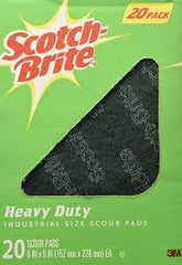 Heavy Duty Industrial Size Scour Pads 20pack