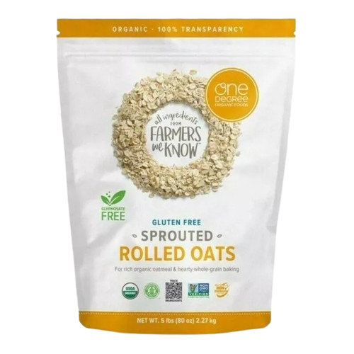 Gluten Free Sprouted Rolled Oats 2.27kg