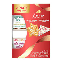 Holiday Treat Sugar Cookie Sprinkles & Peppermint Bark 2pack Body Scrub (425g Each)