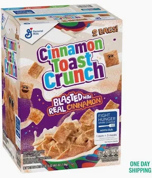 Cinnamon Toast Crunch 2 bags 1.4kgs