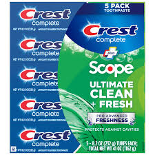 Complete Advanced Freshness Fluoride Toothpaste 5 Pack 232 grams Each