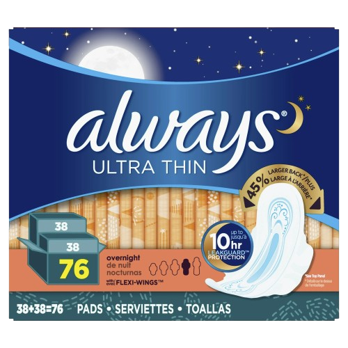 Ultra Thin 76 Pads Size 4