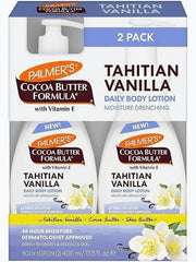 Cocoa Butter Formula Tahitian Vanilla 2 pack Body Lotion (400ml Each)