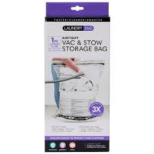 3PK Airtight Vac & Stow Storage Bag ITM W85563