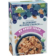 Naturally Flavored Blueberry Almond Crunch Cereal 2 Bags 963g