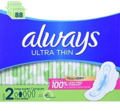 Ultra Thin Advanced Protection 88 Pads Size 2