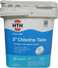 Pool Care 3'' Chlorine Tabs + Sanitizer with Added Clarifier 18.1KG