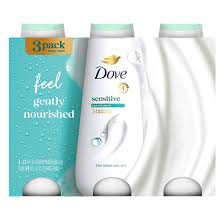 Sensitive skin 3 Pack Body Wash 680 ml Each