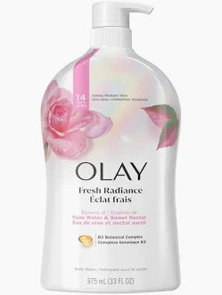 Fresh Radiance Rose Water & Sweet Nectar Body Wash 1.03L