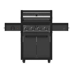 4 Burner Gas Grill Porcelain Enamel Double-Walled Lid ITM: 980367821