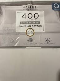 400 Thread Count 6 Piece Sheet Set Egyptian Cotton: King