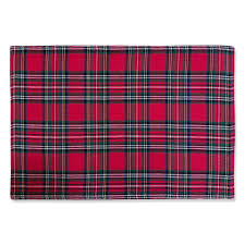 Placemat Reversible: Plaid Christmas