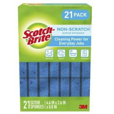 Non Scratch Scrub Sponges 21 Pack