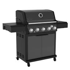 6 Burner Gas Grill 5 Main Burners and 1 Side Burner