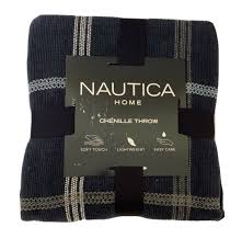 Navy Henille Throw ITM/ 1416300