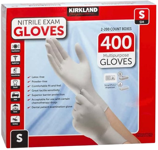 Nitrile Exam Gloves 400pc SM Multipurpose