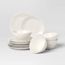Aralia 12piece Dinnerware Set Style: Neutral
