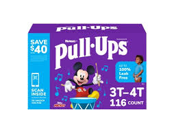 Huggies Pull Ups Diapers 3T-4T , 116 ct