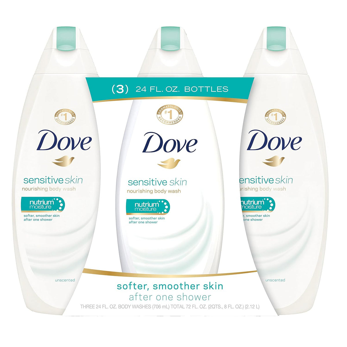 Sensitive skin 3 Pack Body Wash 680 ml Each