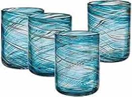 Color Swirl Double Old-Fashioned Glasses 443ml