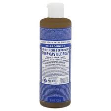 18-In-1 Hemp Peppermint Pure-Castille Soap 739ml ITM 1124296