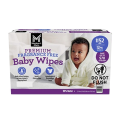Premium Refreshing Clean Scent Baby Wipes 12 Pack 96 Wipes Per Pack