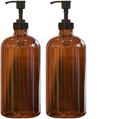 Glass Dispenser Copper Brown