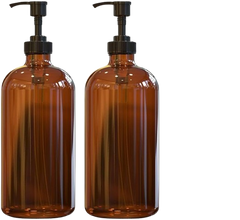 Glass Dispenser Copper Brown