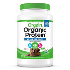 Organic Protein Powder Creamy Chocolate Fudge Flavored 1.2kg