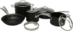 12 Piece Set Hard-anodized Cookware