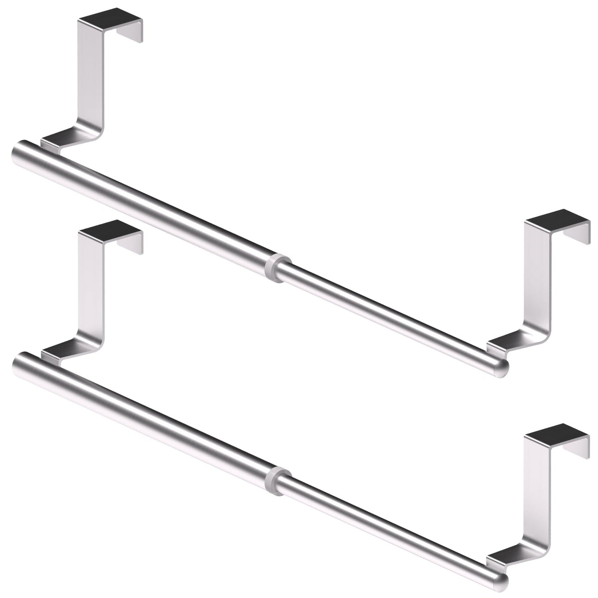 Over-the-Cabinet Towel Bar Brushed Nickel 23.5*8*9.7cm