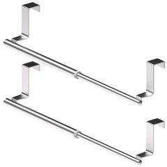 Over-the-Cabinet Towel Bar Brushed Nickel 23.5*8*9.7cm