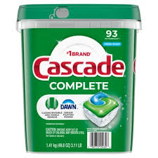 Complete DishWasher Detergent Fresh Scent With Dawn 93 ActionPacks