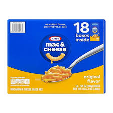 Mac & Cheese 18 Boxes 3.69kg