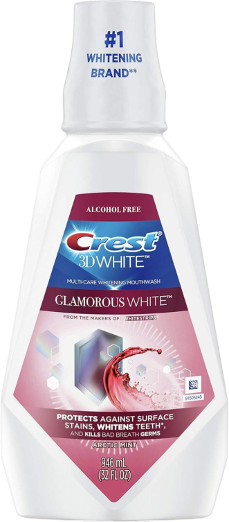 3D White Arctic Mint Mouthwash 946ml