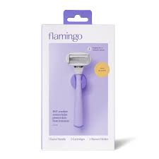 Flamingo Women's 5 Blade Razor Shave Kit