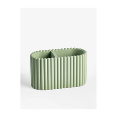 Toothbrush Holder Ceramic Sage