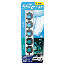 Clips Car Freshener Fresh and Linen & Sky Scent 5pack 10.4ml