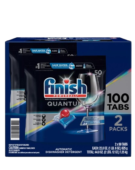 Automatic Dishwasher Detergent 2 Packs 100 tabs