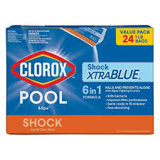 Pool & Spa Shock Xtra Blue 24 1-Lb Bags